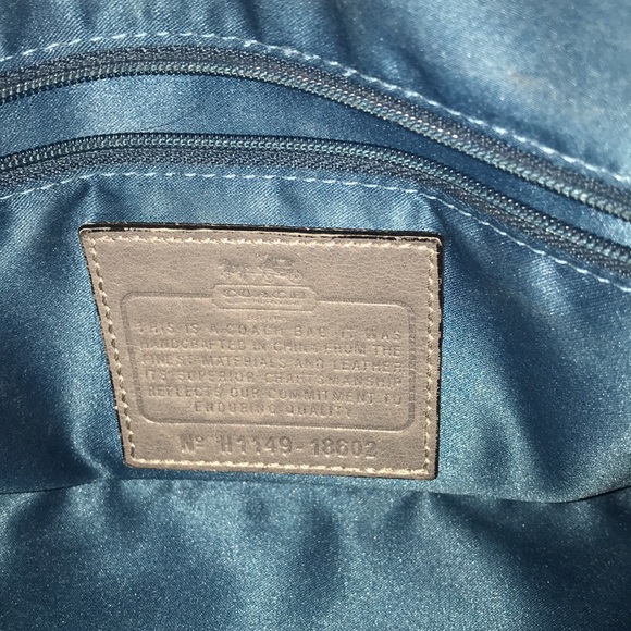 Coach handbag Madison embossed croc Sophia satchel - Picture 5 of 6